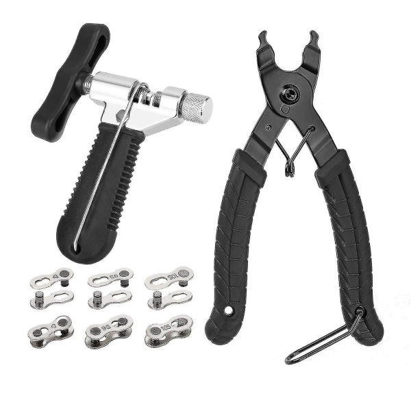 Galaxy Bike Link Plier, Chain Breaker Splitter, 6 Par Cykel Missing Link, Chain Plier Quick Link Opener Remover Plier