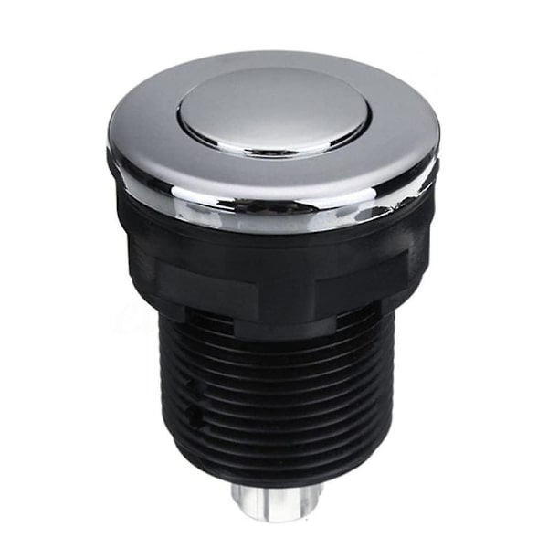Pneumatisk trykknap til badekar, spa, affald, sort, 34mm, SEMAket, Sort-yux