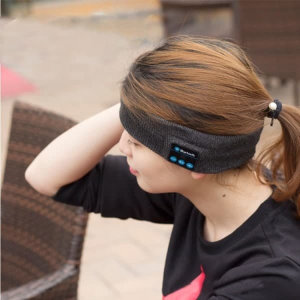 Pannbånd Trådløs Bluetooth / 1 stk / Sort