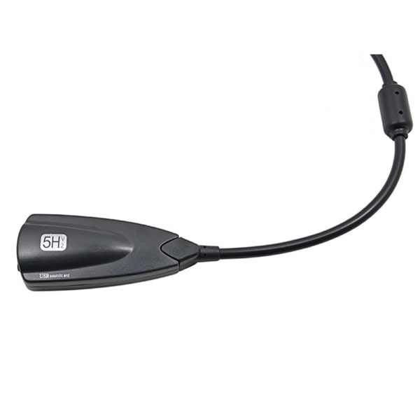 Extern USB-ljudkort 7.1-kanaler 3D-ljudadapter 3,5 mm headsetbyte för PC Desktop Notebook Plug and Play