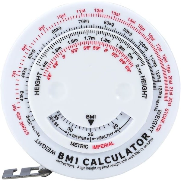 Galaxy Body Tape Skönhet Body Fat Tester Mass Index Rund Fettmätning Fitness