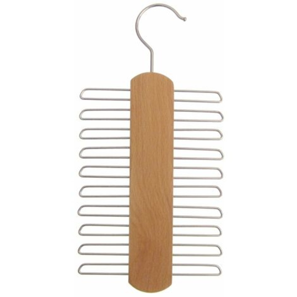 Slipsförvaring - Bokträ - 20 slipsar, 2-pack_yux