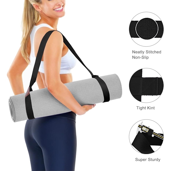 Yogastrikk, stropper for din yogamatte og treningsmatte