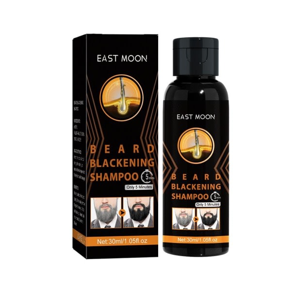 TG Vit-till-svart schampo, naturliga ingredienser, hår och skägg