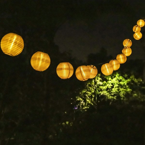 20/10 LED Lantern String Lights För inomhus utomhus sovrum 10 lampor