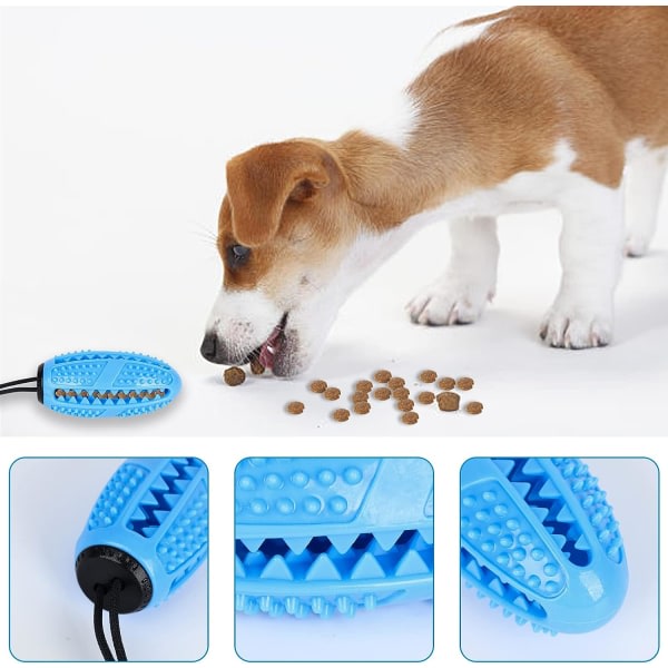TG Dog Chew Toy, oförstörbar Hund Toy Gummi Dog Treat Toys Valp