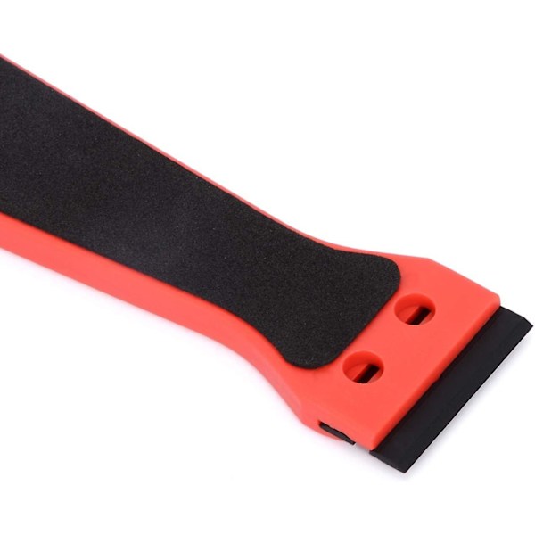 1 stk Plastskrape, Praktisk Skrape, Razor Blade Skrape med EVA-Håndtak, 10 Plastblad for Skraping av Maling og Klistremerker