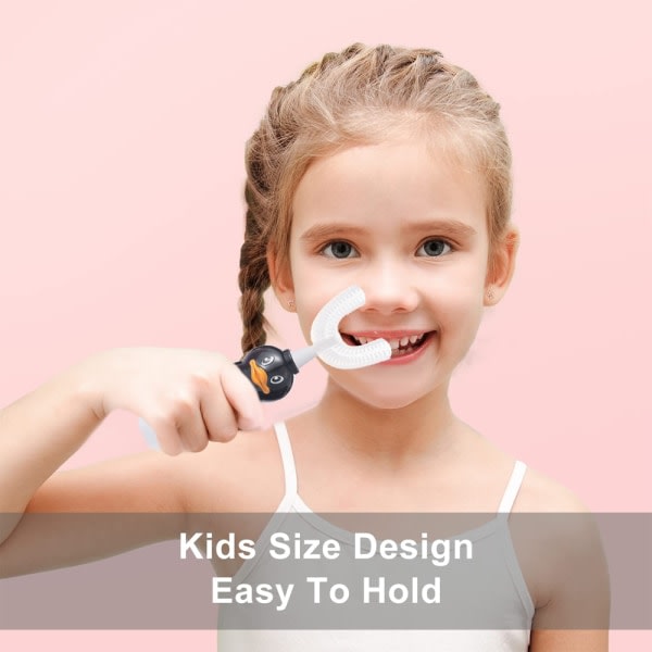 TG Elektrisk tandborste for barn， Rengöringsmodeller U-formet tandborste style 3