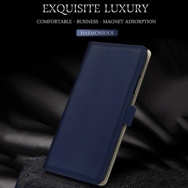 Plånboksfodral for iPhone 11 Pro Max med kortplass PU-läder - D Svart