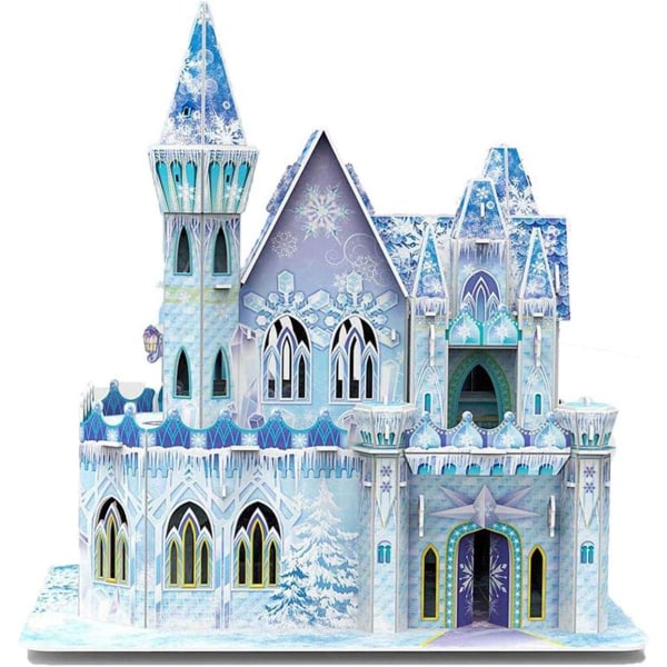 Galaxy 3D Castle Model Jigsaw Puzzle - Magical Ice Palace Jigsaw Puzzle
