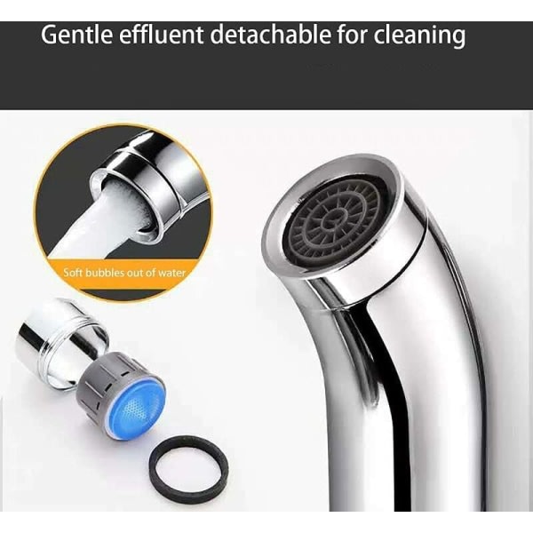 Galaxy BET Badrumsblandare, Vit Tvättställsblandare, Högkvalitativ Kran, Badrumsblandare, Slitstark, Lämplig för Innerdiameter 32mm till 42mm