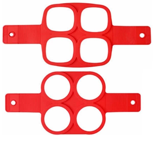 Praktisk stekepanneform for pannekaker, egg (varmebestandig) Cirkel