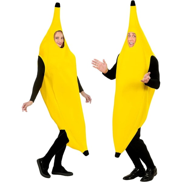 TG 1 st Banan komplet kostym for vuxen, fest og karneval, leksak 7