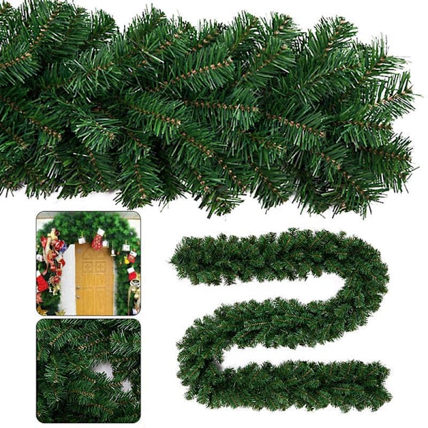 Joulusimulaatio rottinki koristeet mäntyneulot salattu joulukuusi garland rottinki rengas riipus joulu kohtausta asettelu 6 red Christmas flowers
