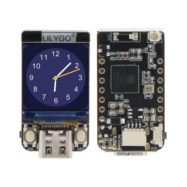 T-qt Esp32-s3 Gc9107 0,85 tum LCD-skärm i fullfärgsmodul Bärbar utvecklingskort Wifi Bt trådlös kommunikation Gör-det-själv-utvecklingskort--