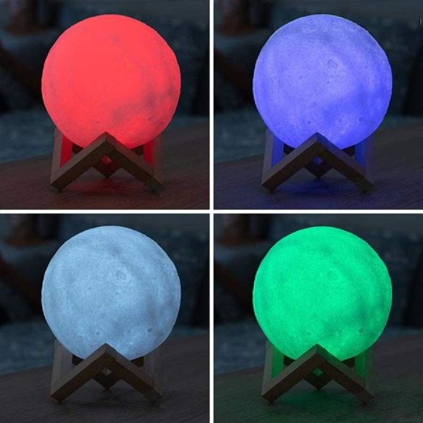 TG LED Månlampe multifarvet