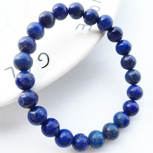 8 mm pärlarmband energiband lapis lazuli armband-yux