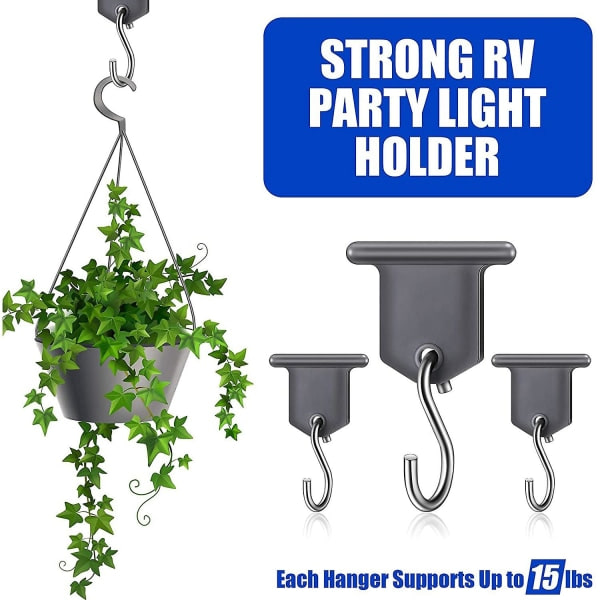 20:a Camping Markisekroge, Rv Markisehængere Kroge Rv Party Light Hængere Til Julefest, Mod