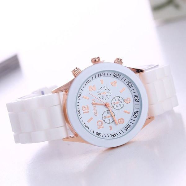 Quartz Armbånd Elektronisk Ur HVID white