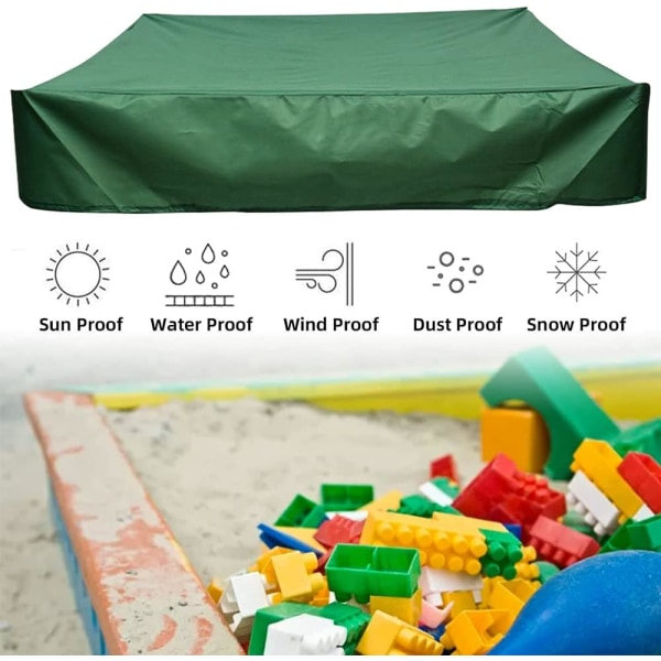 Täck 120x120 cm Vattentät Täck UV-skydd 70 % Skydd för, Grön