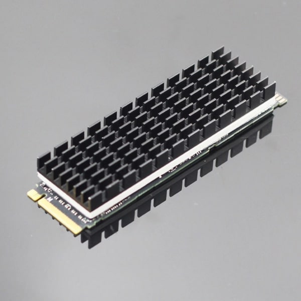 M.2 Solid State-drev Køleplade Varmeafleder Køling Aluminium Termiske Puder til stationær PC M2 NVME 2280 PCIE SSD Guld
