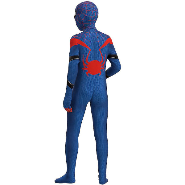 Spider-Man Animeret Kostume Cosplay Kostume Fest Jumpsuit Monterede Børnetøj Spiderman Ansigtsmaling 160cm 100cm