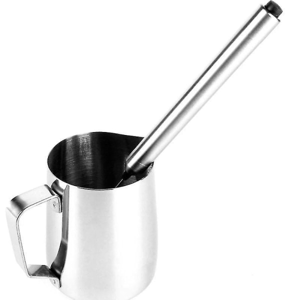 Elektrisk Melkeskummer i Rustfritt Stål, Håndholdt Mixer, Blender, Melkeskummer for Kaffe Latte