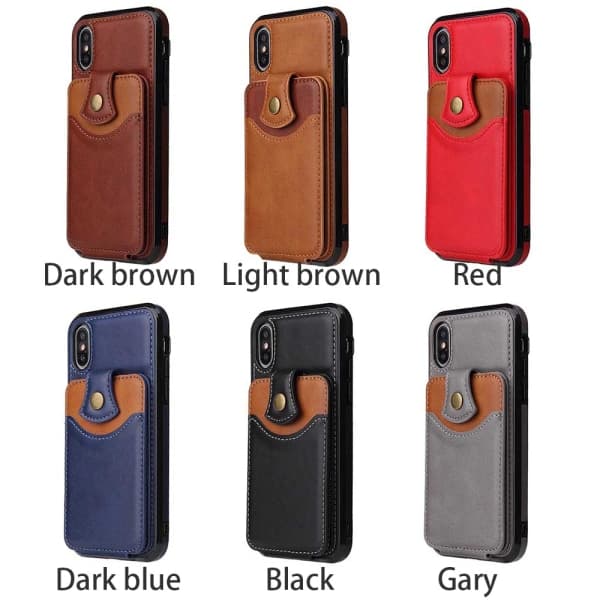 TG Robust Skal med Kortholder - iPhone XR Lysebrun