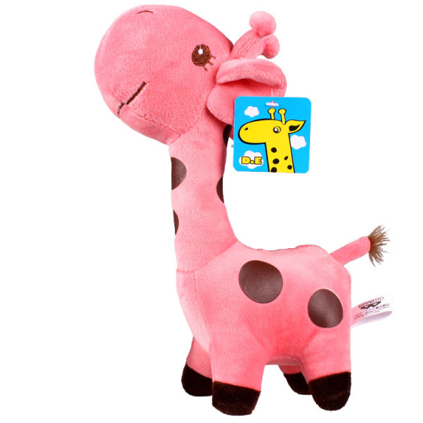 18cm Unisex Søt Gave Plysj Giraff Plysjleketøy Dyr Kjær Dukke Baby Barn Barn Glad Jul På Fødselsdagen Fargerik Gaveleketøy