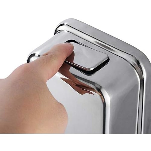 Handpump tvåldispenser 500 ML polerat rostfritt stål