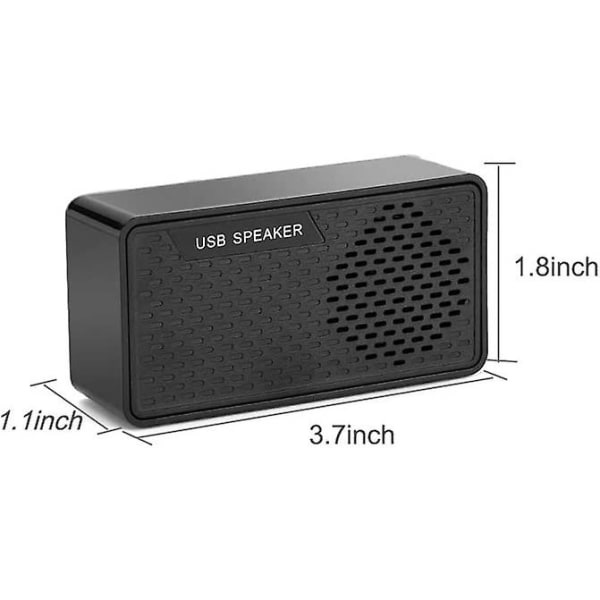Bärbar USB-minihögtalare med hög volymstereo