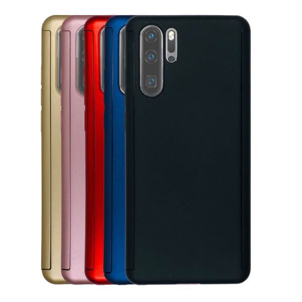 TG Huawei P30 Pro - Stilfuldt og Effektivt 360 Graders Cover (FLOVEME) Guld