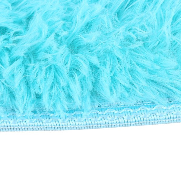 120 x 80 cm rektangulär mjuk plyschmatta Pure Color Home Golv