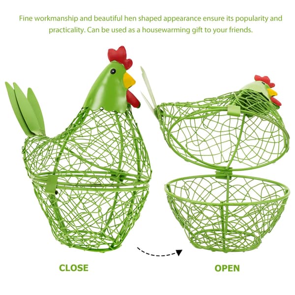 Egg Collection Basket Egg Kitchen Organizer Home Decor