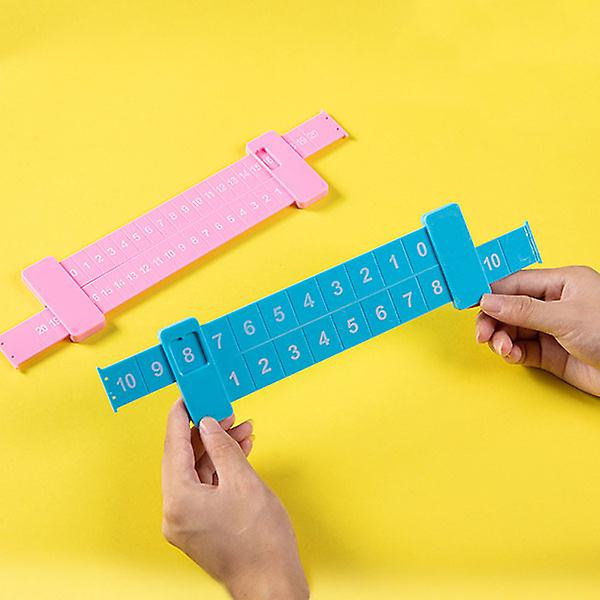 Barnförskola matematik lärande leksaker Nummer matchande leksak Digital nedbrytningslinjal för barn