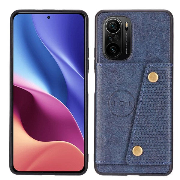 TG Käytännöllinen Kotelo Korttitaskulla - Xiaomi Mi 11i Vaaleanruskea