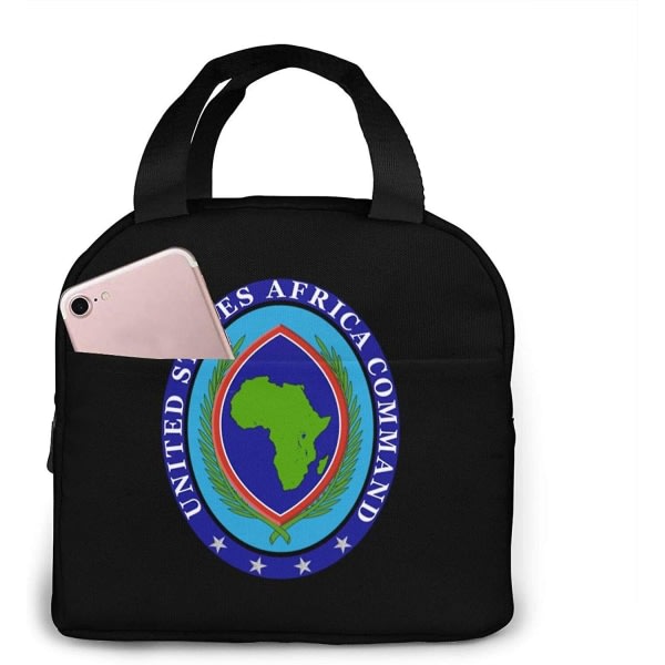 USA:n armeijan Afrikan Unisex eristetty lounaskassi Tote Bag Lounaslaatikko Kylmälaukut Ulkoilua / työtä / yliopistoa varten