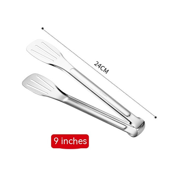 Serveringstänger Kökstänger, Buffétänger, Matlagningspincett i rostfritt stål, Små tänger 4-pack - 4 storlekar