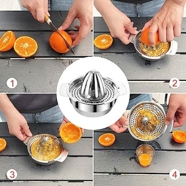 Citruspresser 300ml, Manuel Citruspresser 201 Rustfrit Stål Di