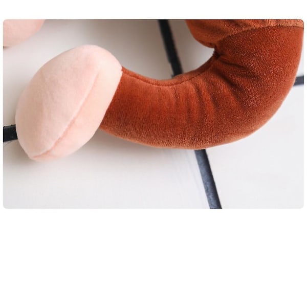 Plush Pipi Monkey Toy Style Anime Vevduksholder Vevduksboks for bil hjemme bad