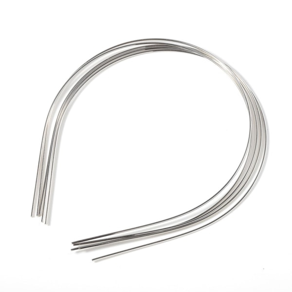 1/2/3/5 10 kpl Metalliset Ohut Hiusharjat DIY-Käsitöihin Hopea 1,5mm 1Set