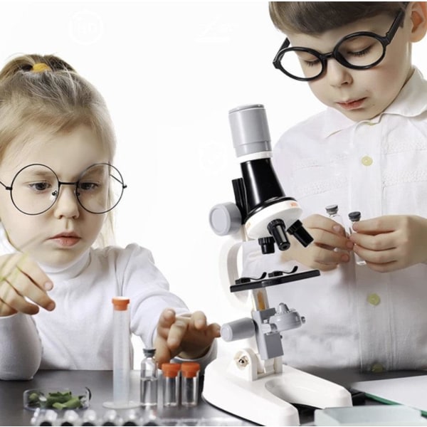 TG Mikroskop för Barn - 3 Förstoringar Vit