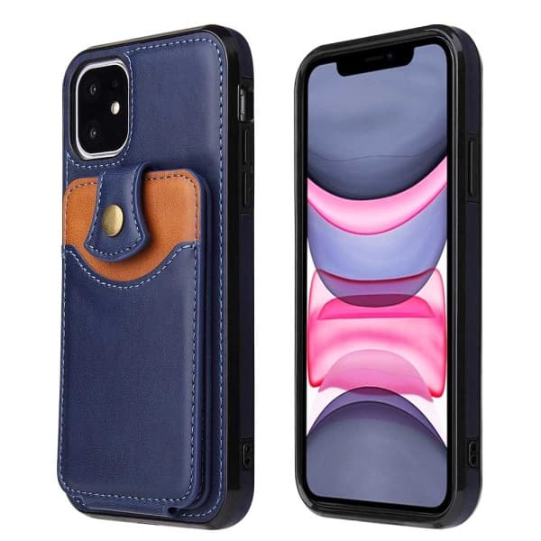 TG Tyylisuunnittelu Kotelo Korttitaskulla - iPhone 14 Plus Harmaa
