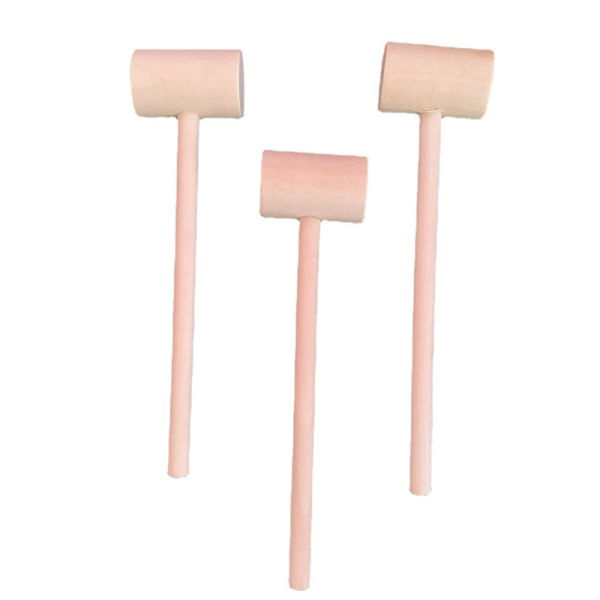 Mini hammer knackar planet kake trehammer nr. 1 oval liten hammer