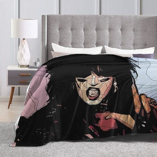 Nikki Sixx Super Blød Varm Mikro Fleece Flannel Tæppe -y466 50x40in 125x100cm