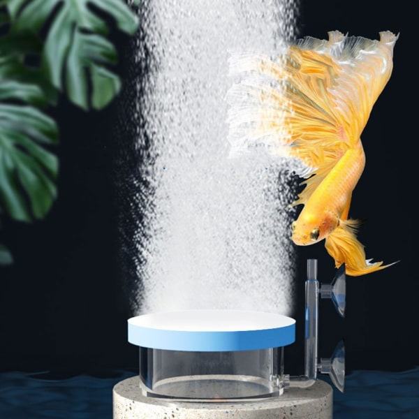 Diffusor Luftsten Akvarium Bubblare Pump Syre Diffusor Syresten Akvarium Luftsten Sugkopp NanoBubble Sten Vit M
