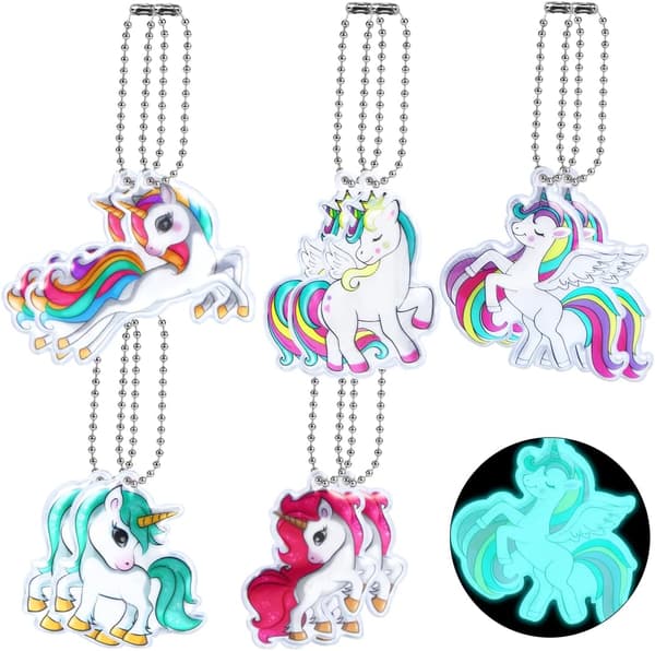10 st unicorn-hängen, reflex, reflex, barn, reflex, hängande reflex, barn