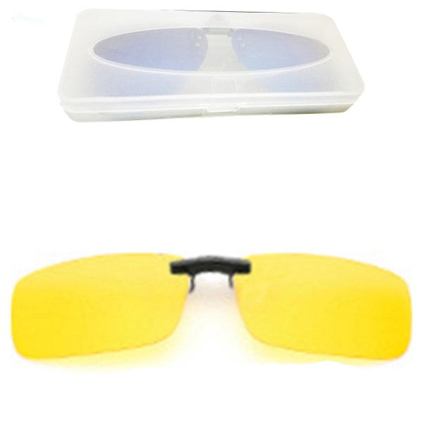 TG Effektfulla Clip-on Solglasögon Polarized Brun