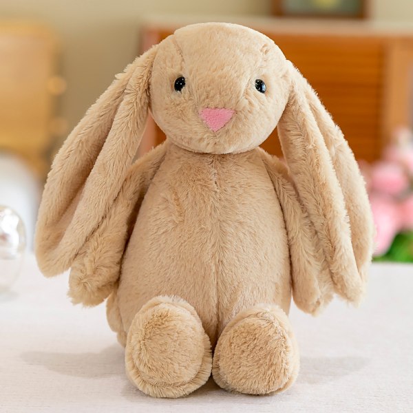 Udenrigshandel sød kanin plys legetøjsdukke Påskehare dukke otte-tommer gribemaskine dukke Pink Bunny 45CM