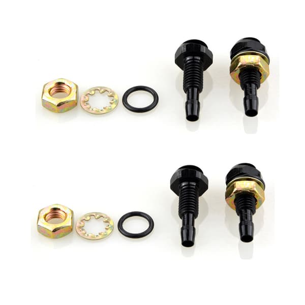 Windshield Washer Nozzle, Universal Car Auto Windshield Wiper Spray Nozzle Replacement Kit BLACK